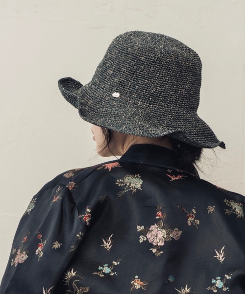 ORIENT MILLINERY(オリエント ミリナリー)の「SORBET【ソルベ】UVプロテクト サンシェードハット(ハット・レディース・イエロー系/モーブ系/ブラック系・FREE)」の15枚目の写真