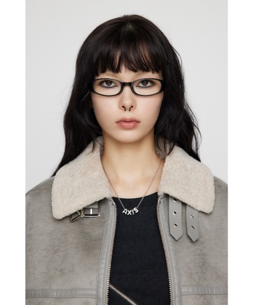 LAGUA GEM（ラグアジェム）の「VINTAGE OVER  FAUX ムートン（ムートンコート・レディース・ブラック/ライトブルー/グレイッシュベージュ・FREE）」の18枚目の写真