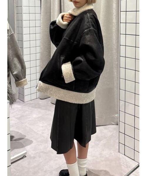 LAGUAGEM POINTBOAフェイクムートンコート　ラグアジェム LAGUAGEM POINTBOAフェイクムートンコート ラグアジェム LAGUA GEM