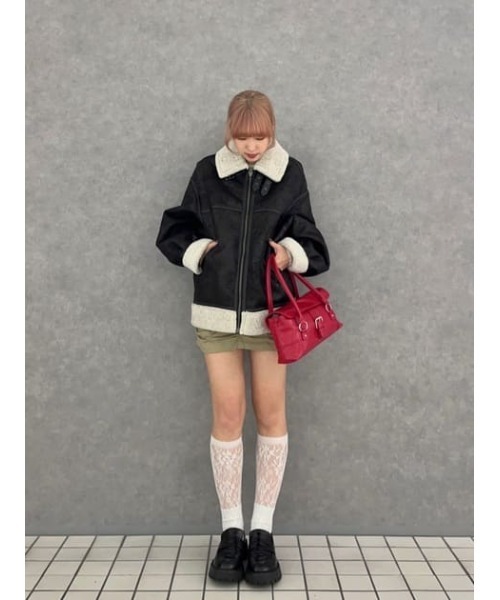 VINTAGE OVER FAUX ムートン（ムートンコート）｜LAGUA GEM