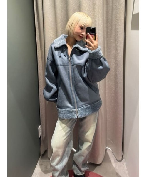 VINTAGE OVER FAUX ムートン（ムートンコート）｜LAGUA GEM