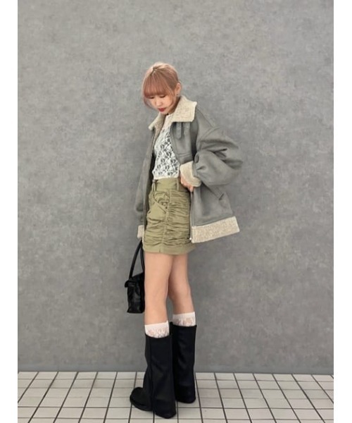 LAGUAGEM POINTBOAフェイクムートンコート ラグアジェム VINTAGE