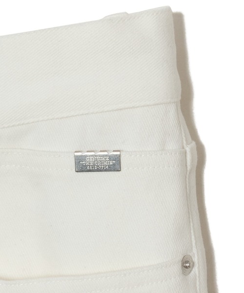 CRIMIE（クライミー）の「BORN FREE 2 REGULAR STYLE STRETCH PANTS / BORN FREE 2 レギュラー スタイル ツイル ストレッチ パンツ（デニムパンツ・メンズ・ホワイト/ブラック・S/M/L/XL/XXL）」の4枚目の写真