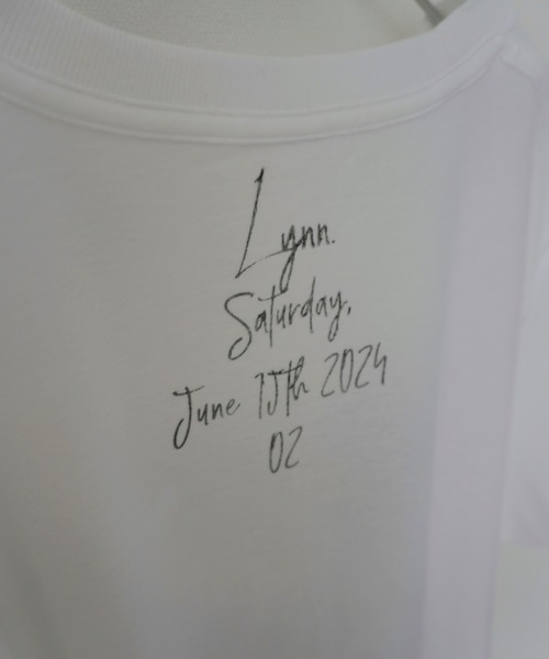 Lynn.(リン)の「our's journey tee(Tシャツ/カットソー・レディース・ホワイト・MEDIUM/SMALL)」の5枚目の写真