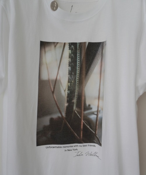 Lynn.(リン)の「our's journey tee(Tシャツ/カットソー・レディース・ホワイト・MEDIUM/SMALL)」の7枚目の写真