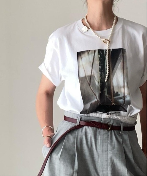 Lynn.(リン)の「our's journey tee(Tシャツ/カットソー・レディース・ホワイト・MEDIUM/SMALL)」の11枚目の写真