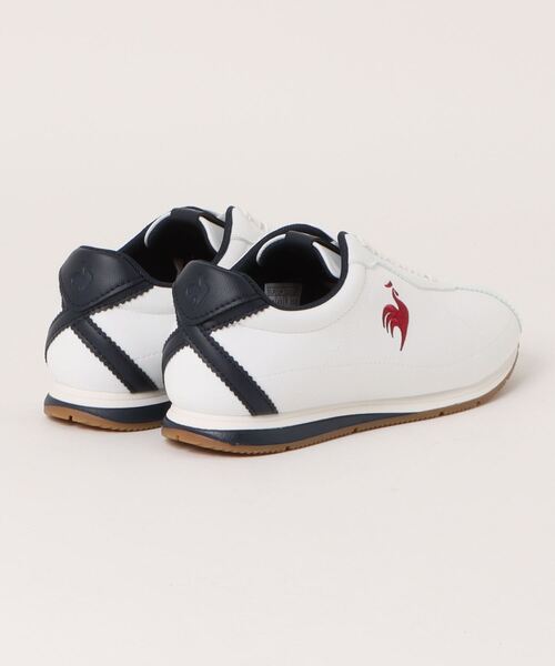 le coq sportif(ルコックスポルティフ)の「スニーカー(LCS モンペリエ NEO NY)(スニーカー・レディース・レッド系その他/クリアブラック/ネイビー×ホワイト・22.5cm/23cm/23.5cm/24cm/24.5cm)」の4枚目の写真