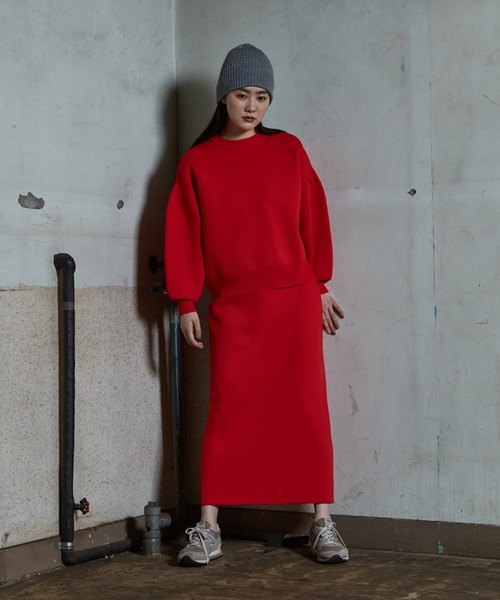 NOMINE（ノミネ）の「プレーティングニット（ニット/セーター・レディース・レッド/ネイビー/ブラック/ベージュ・フリー）」の17枚目の写真