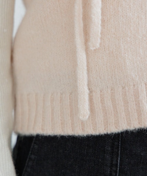 flower（フラワー）の「スウィートニットビスチェ（ニット/セーター・レディース・ブラウン/ピンク・FREE）」の10枚目の写真