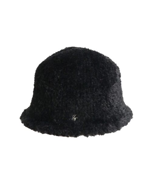 EATME(イートミー)の「フェイクファーバケットハット(ハット・レディース・ブラック・FREE)」の3枚目の写真