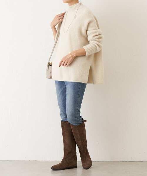 BEARDSLEY（ビアズリー）の「ヤクハイネックプルオーバー（ニット