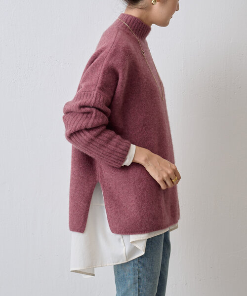 ビアズリーヤクプルオーバーニット