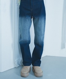 【Nora Lily】「elle」Sander Bleech Denim Pants
