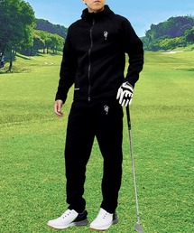 Malbon ゴルフウェア セットアップ 上下セット 完売品 パーカー＆スカート Malbon ゴルフウェア上下セット 軽量トップス＆プリーツスカート