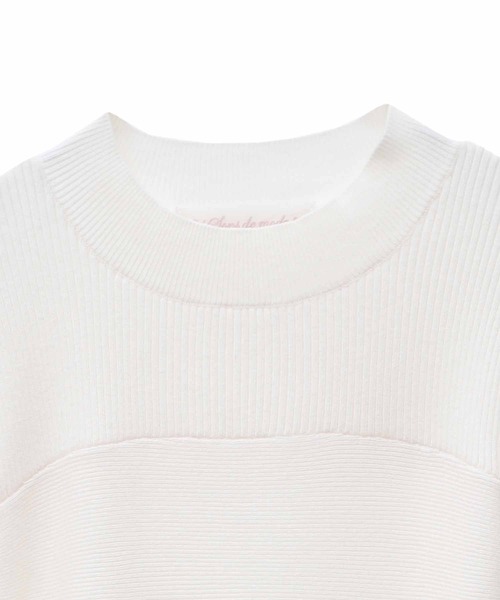 31 Sons de mode（トランテアン　ソン　ドゥ　モード）の「バルーンフリルミニワンピース（ワンピース・レディース・ブラック/オフホワイト/サックスブルー・フリー）」の4枚目の写真