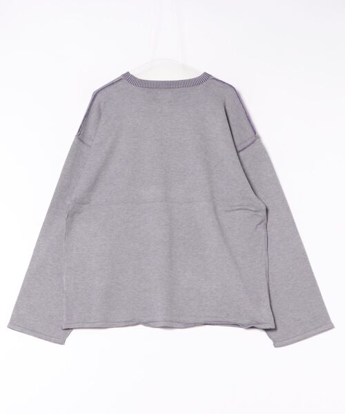 ROUGH TRADE(ラフトレード)の「ダブルフェイスクルーニット(M1)(ニット/セーター・メンズ・アイボリー/グレー/ブラック・X-LARGE/LARGE/MEDIUM)」の4枚目の写真