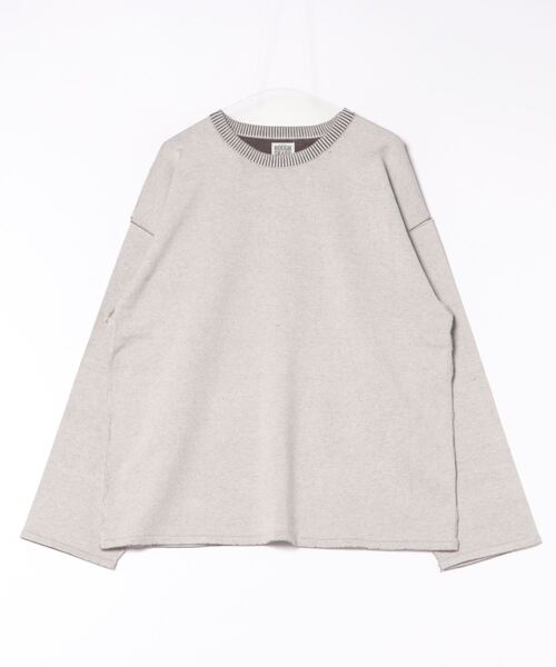ROUGH TRADE(ラフトレード)の「ダブルフェイスクルーニット(M1)(ニット/セーター・メンズ・アイボリー/グレー/ブラック・X-LARGE/LARGE/MEDIUM)」の16枚目の写真