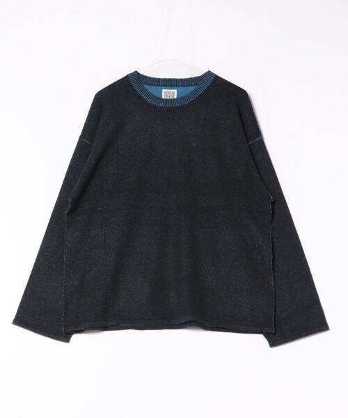 ROUGH TRADE(ラフトレード)の「ダブルフェイスクルーニット(M1)(ニット/セーター・メンズ・アイボリー/グレー/ブラック・X-LARGE/LARGE/MEDIUM)」の5枚目の写真