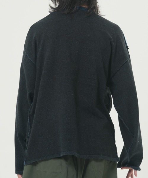ROUGH TRADE(ラフトレード)の「ダブルフェイスクルーニット(M1)(ニット/セーター・メンズ・アイボリー/グレー/ブラック・X-LARGE/LARGE/MEDIUM)」の10枚目の写真