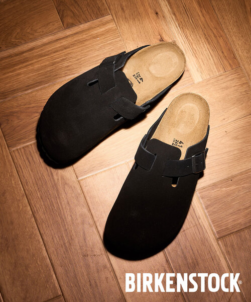BIRKENSTOCK(ビルケンシュトック)の「BIRKENSTOCK / ビルケンシュトック BOSTON narrow(サンダル・メンズ・ベージュ/ブラック・41/42/43)」の2枚目の写真
