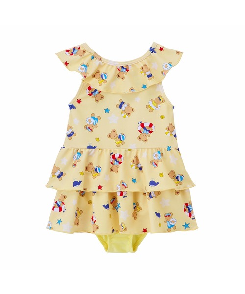 ミキハウスベア ワンピース水着