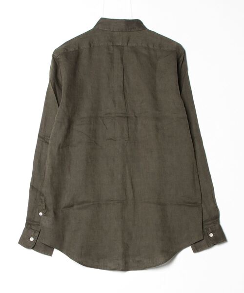 POLO RALPH LAUREN（ポロ ラルフ ローレン）の「クラシック フィット リネン シャツ（シャツ/ブラウス・メンズ・グリーン系1・L/M/S/XL/XS/XXL）」の2枚目の写真