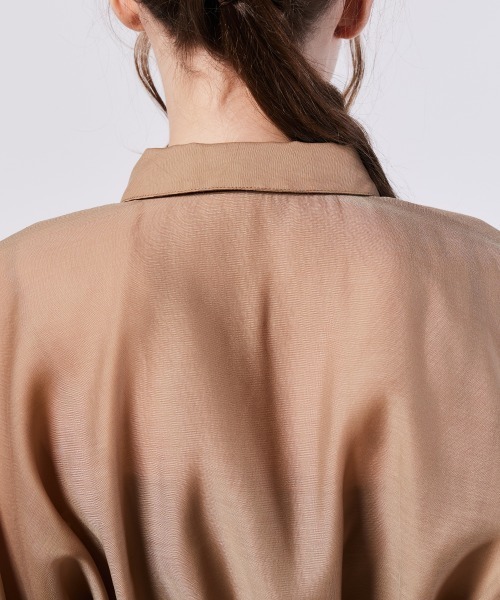 オーガンジーフレアブラウス（WEB限定）（シャツ/ブラウス）｜Sov.（ソブ）