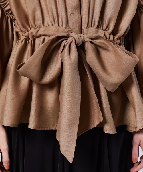 オーガンジーフレアブラウス（WEB限定）（シャツ/ブラウス）｜Sov.（ソブ）