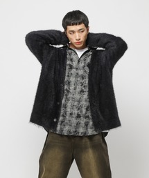 3.3 Field Trip／フェザーVネックカーデ