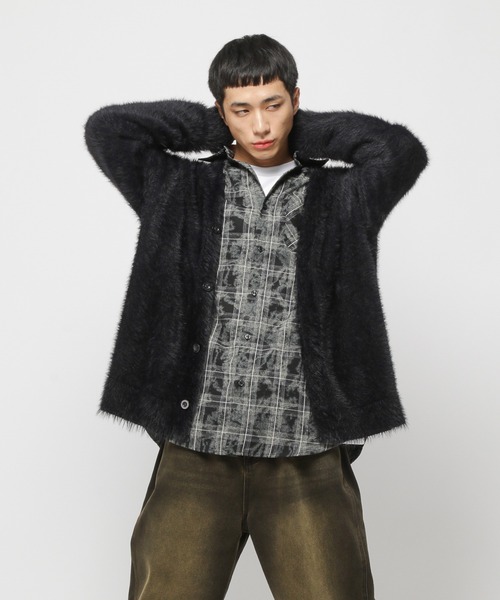 3.3 Field Trip／フェザーVネックカーデ（カーディガン/ボレロ）｜3.3 Field Trip （3.3フィールドトリップ） 6,632円