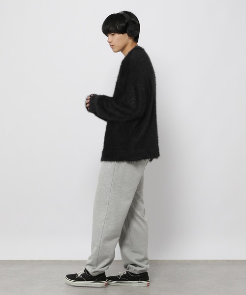 3.3 Field Trip （3.3フィールドトリップ）の「3.3 Field Trip／フェザーVネックカーデ（カーディガン/ボレロ・メンズ・チャコール/ブラック・FREE）」の12枚目の写真