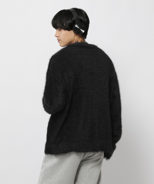 3.3 Field Trip （3.3フィールドトリップ）の「3.3 Field Trip／フェザーVネックカーデ（カーディガン/ボレロ・メンズ・チャコール/ブラック・FREE）」の15枚目の写真