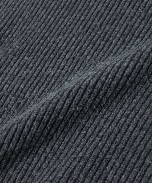 NANO universe（ナノユニバース）の「ポケットディティール片畔ニットプルオーバー（ニット/セーター・レディース・ライトグレー/アイボリー/チャコール・FREE）」の15枚目の写真