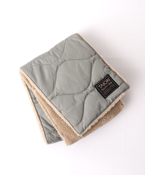 TAION（タイオン）の「【TAION/タイオン】MILITARY R/S DOWN SCARF 17（マフラー・メンズ・ミント/ベージュ/ブラック/チャコールグレー・FREE）」の5枚目の写真