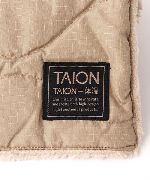 TAION（タイオン）の「【TAION/タイオン】MILITARY R/S DOWN SCARF 17（マフラー・メンズ・ミント/ベージュ/ブラック/チャコールグレー・FREE）」の21枚目の写真