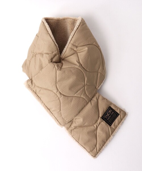 TAION（タイオン）の「【TAION/タイオン】MILITARY R/S DOWN SCARF 17（マフラー・メンズ・ミント/ベージュ/ブラック/チャコールグレー・FREE）」の16枚目の写真
