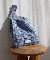 ANEMONE | チェック柄ニットバッグ(トートバッグ)