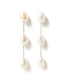 B:MING by BEAMS | ロング 淡水パール ピアス(ピアス(両耳用))