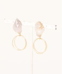 【BEMEE】鉱石アシメントリーピアス(MA)