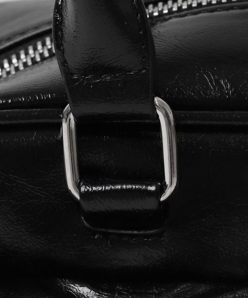 WEGO（ウィゴー）の「WEGO/【25年春夏新作】ギャザーリボン2ポケットボストンバッグ（ショルダーバッグ・レディース・レッド/ブラック/シルバー・FREE）」の22枚目の写真