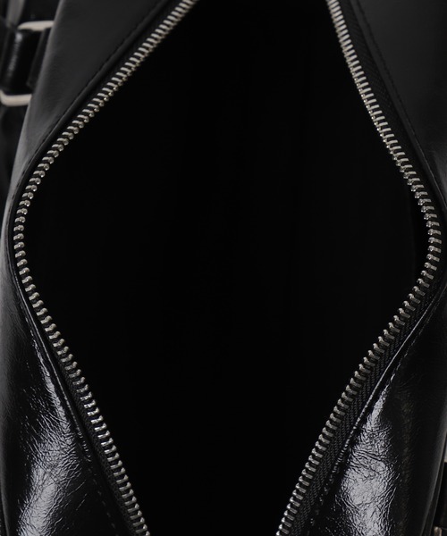 WEGO（ウィゴー）の「WEGO/【25年春夏新作】ギャザーリボン2ポケットボストンバッグ（ショルダーバッグ・レディース・レッド/ブラック/シルバー・FREE）」の21枚目の写真