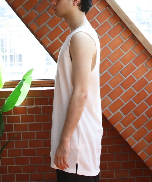 ８(eight)（エイト）の「ワッフルタンクトップ（タンクトップ・メンズ・オフホワイト/グレー/ブラック・LARGE/X-LARGE/MEDIUM）」の18枚目の写真
