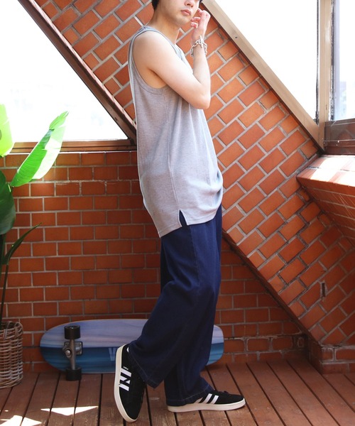 ８(eight)（エイト）の「ワッフルタンクトップ（タンクトップ・メンズ・オフホワイト/グレー/ブラック・LARGE/X-LARGE/MEDIUM）」の17枚目の写真