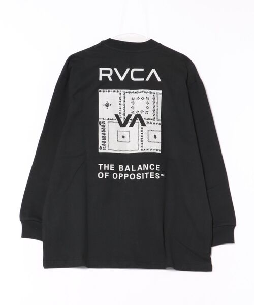 tシャツ RVCA/ルーカ バンダナ柄ロンT BF043-051 レディース RVCA ルーカ レディース 長袖 Tシャツ バンダナ柄ロンT BF043