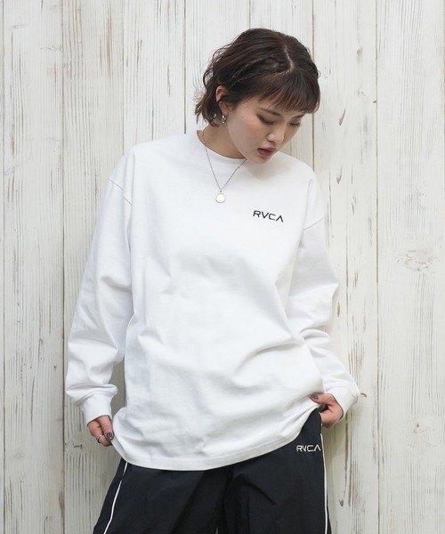 tシャツ RVCA/ルーカ バンダナ柄ロンT BF043-051 レディース RVCA tシャツ RVCA/ルーカ バンダナ柄ロンT BF043-051