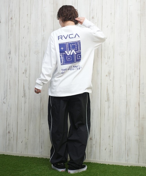 【RVCA】バンダナ プリント ロンＴ★男女共ペアにも！！ RVCA】バンダナ プリント ロンT☆男女共ペアにも！！ Tシャツ
