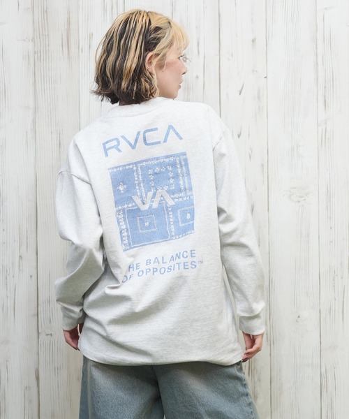 セール】RVCA/ルーカ バンダナ柄ロンT BF043-051（Tシャツ