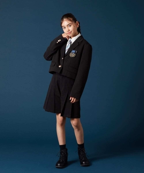 a.v.v（アーヴェヴェ）の「[140-160]【卒服】タックキュロット（その他パンツ・キッズ・ブラック・140/150/160）」の11枚目の写真