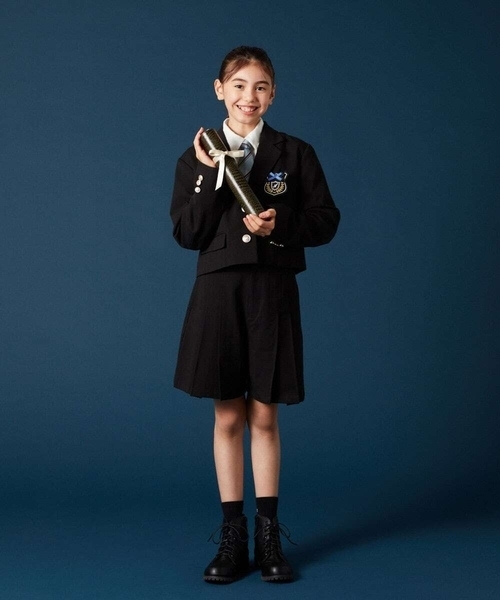 a.v.v（アーヴェヴェ）の「[140-160]【卒服】タックキュロット（その他パンツ・キッズ・ブラック・140/150/160）」の12枚目の写真