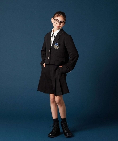 a.v.v（アーヴェヴェ）の「[140-160]【卒服】タックキュロット（その他パンツ・キッズ・ブラック・140/150/160）」の16枚目の写真